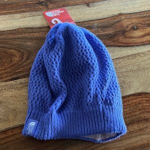 North face reversible beanie